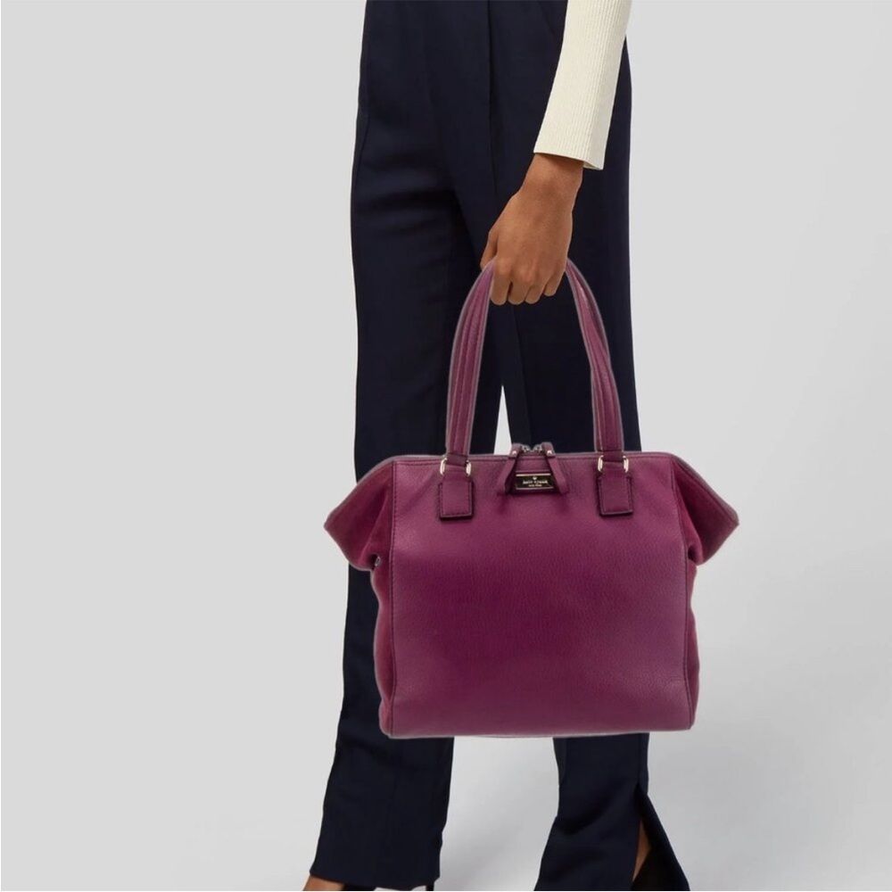 kate spade Plum Leather Satchel